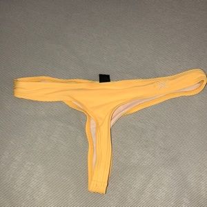 yellow thong bottoms